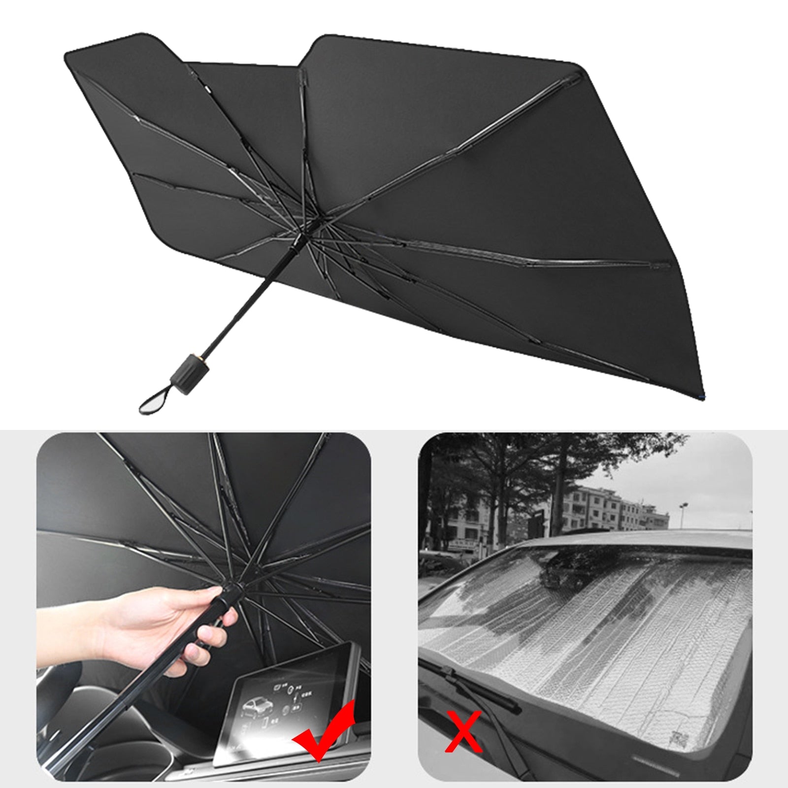 Car Sun Umbrella Interior Windshield